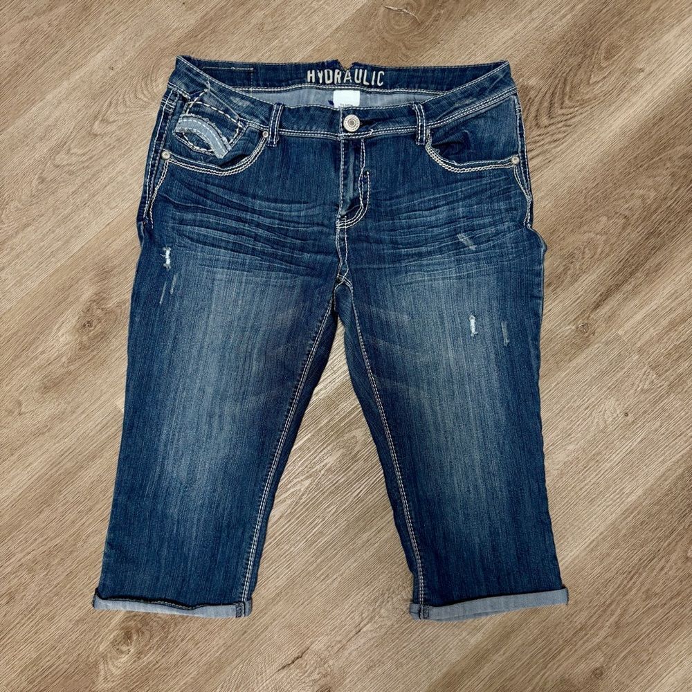Hydraulic Denim Capri M4
